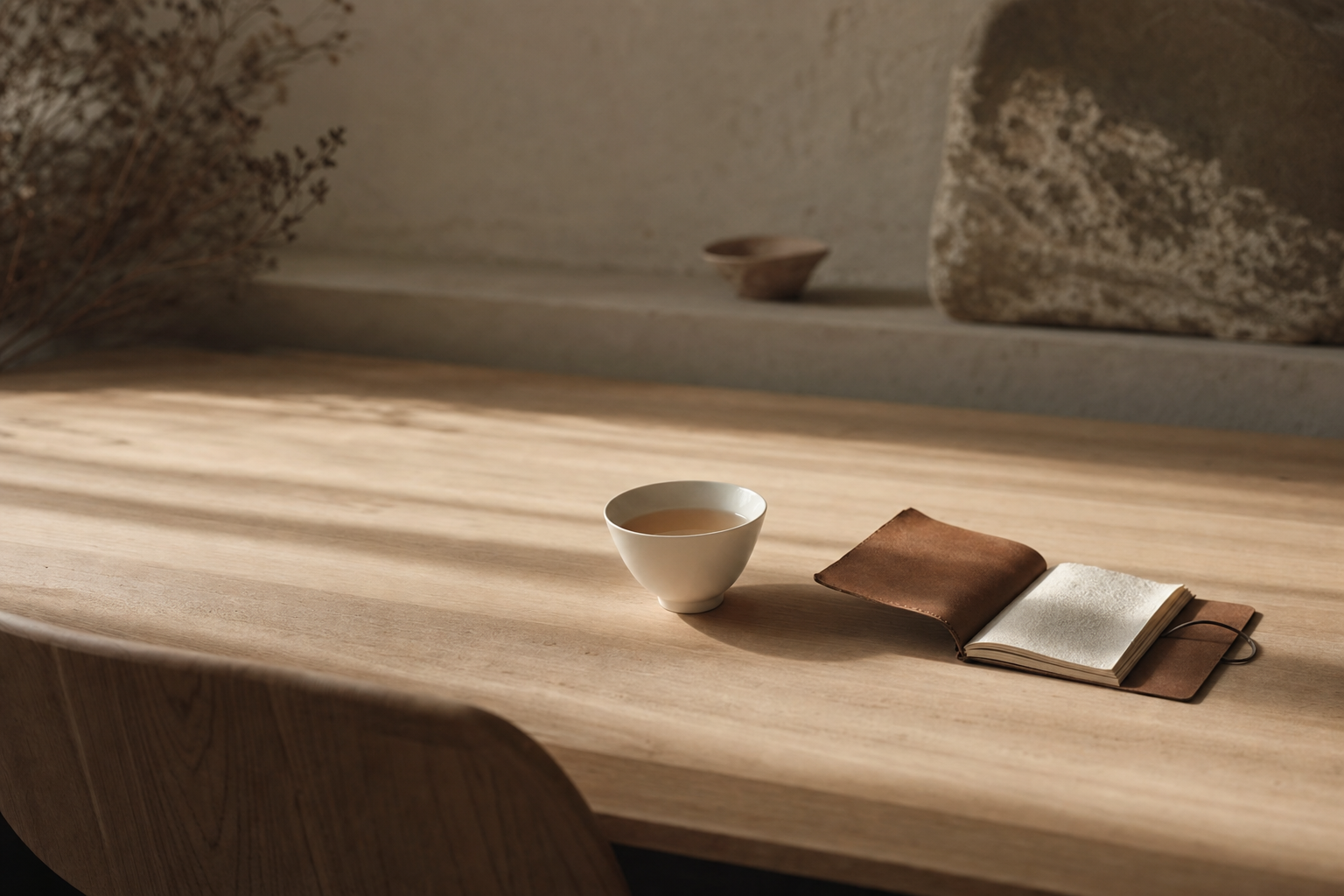 A teacup by the window